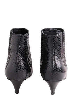 Boots Celine Noir en Cuir