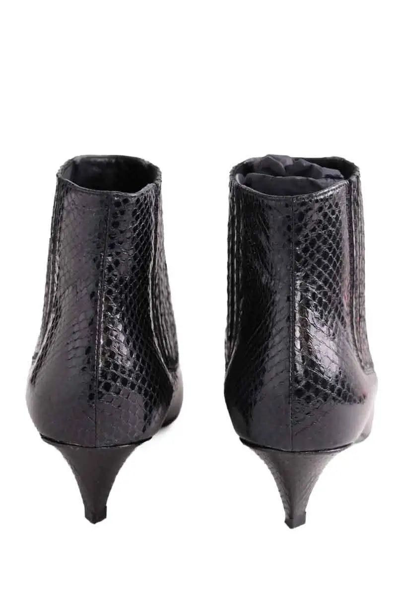 Boots Celine Noir en Cuir