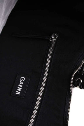 Sac de voyage Ganni XXL HOBO Noir en Synthétique