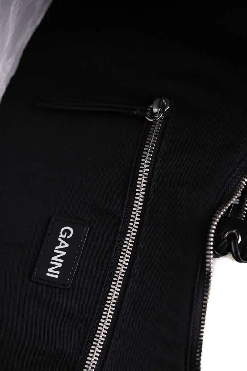 Sac de voyage Ganni XXL HOBO Noir en Synthétique