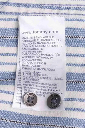 Chemise Tommy Hilfiger Bleu en Coton