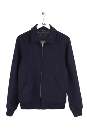 Blouson APC Marine en Laine, taille S - Seconde Main