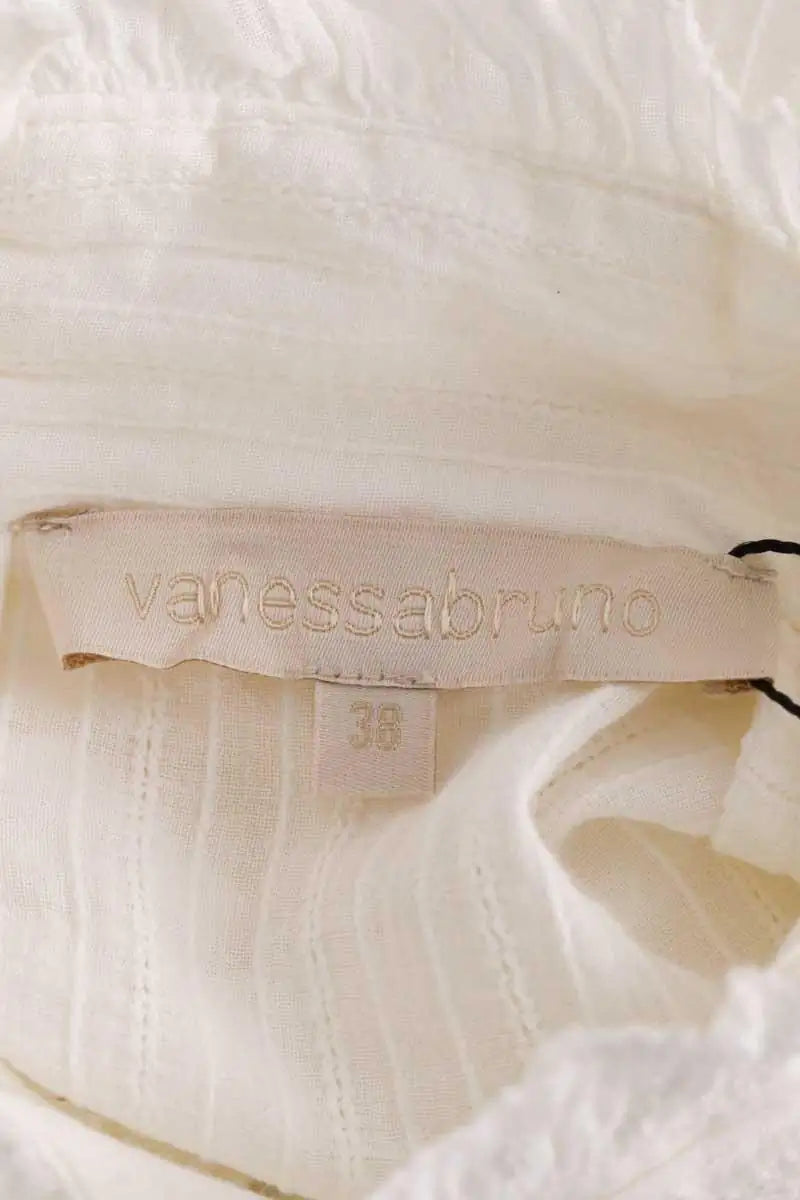 Blouse Vanessa Bruno Ecru en Coton