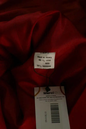 Blazer Burberry Rouge en Laine