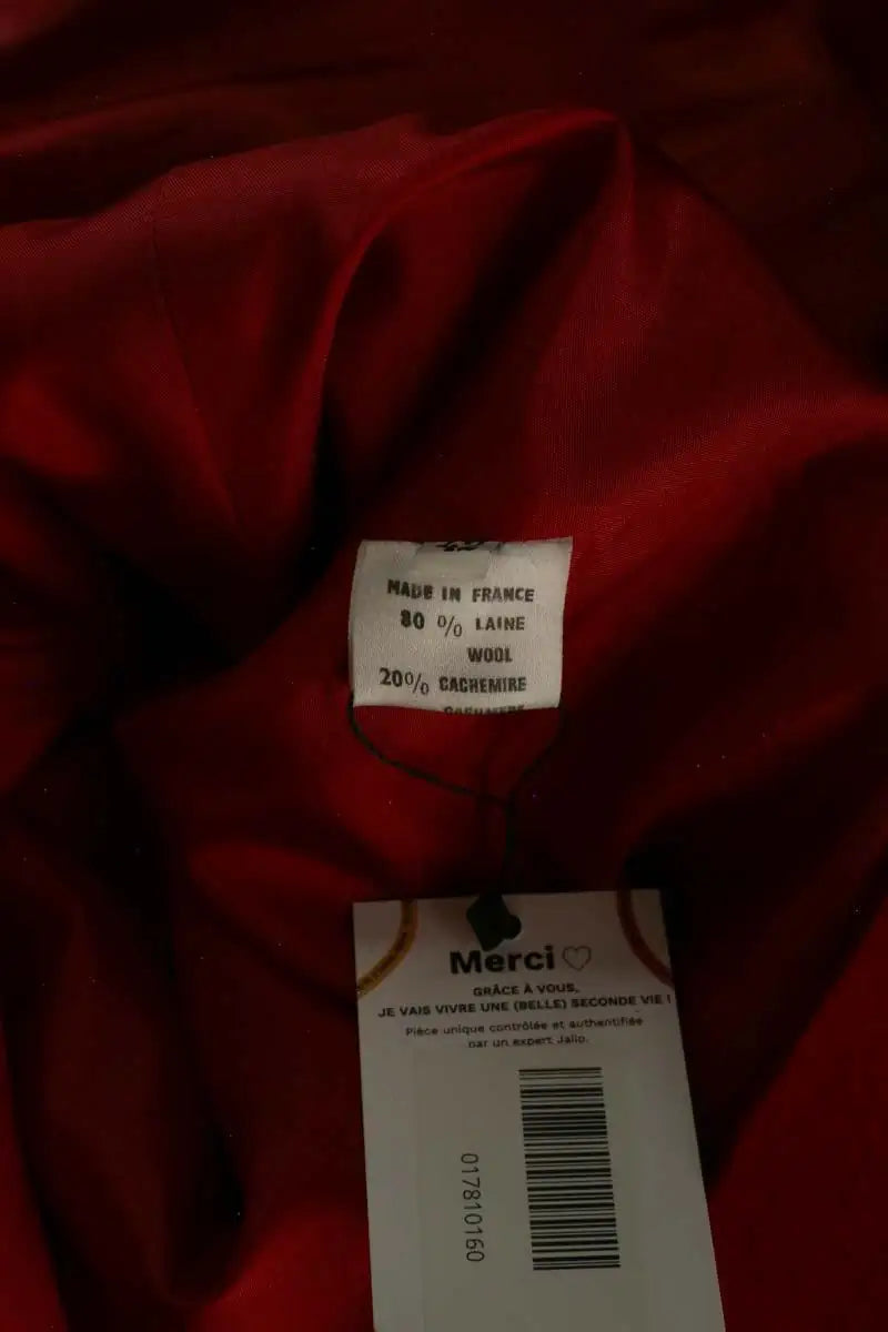 Blazer Burberry Rouge en Laine