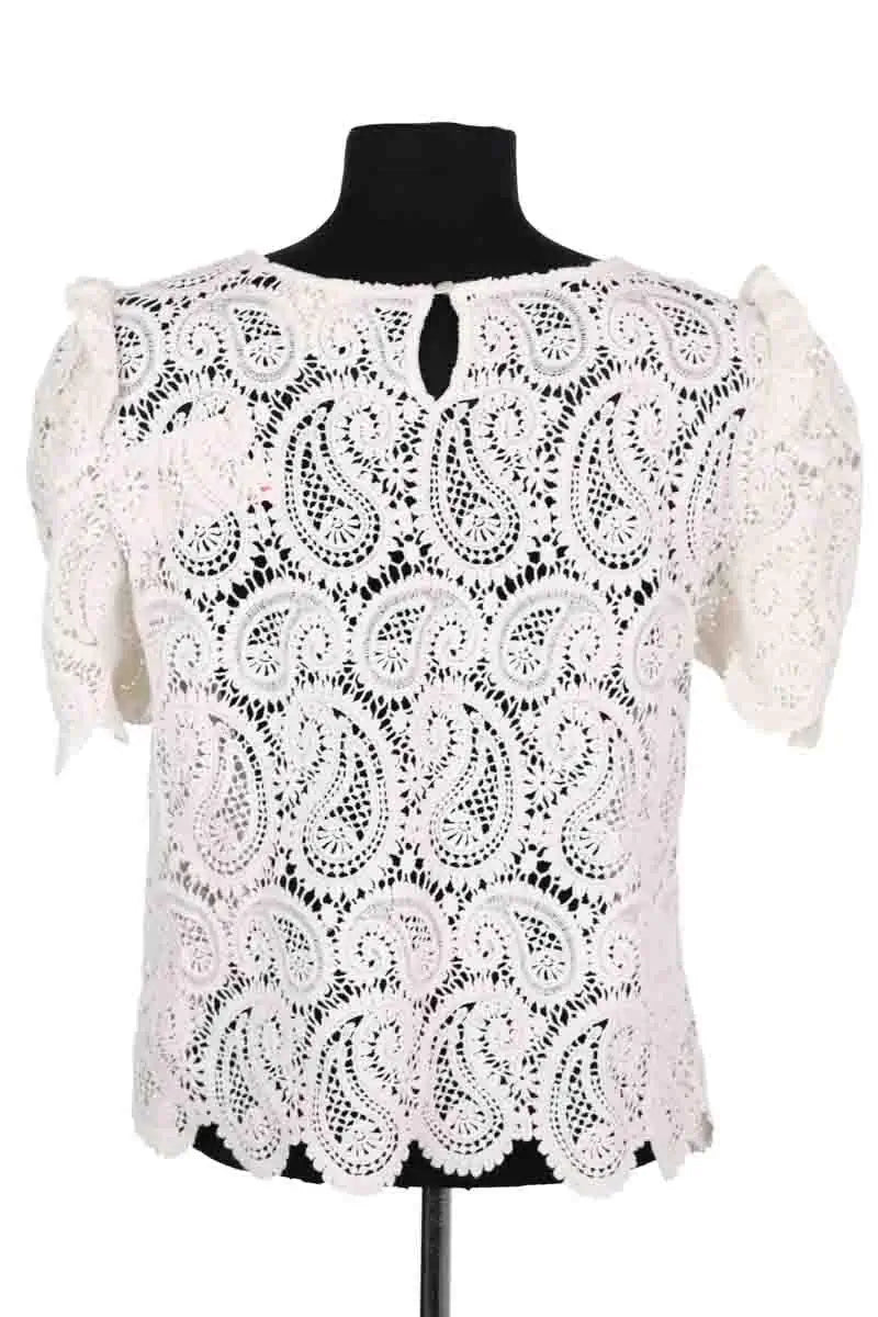 T-shirt Sézane Ecru en Coton