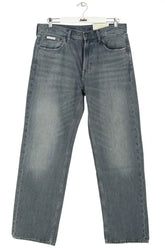 Jean droit W33 L32 Calvin Klein Bleu en Coton, taille L - Seconde Main