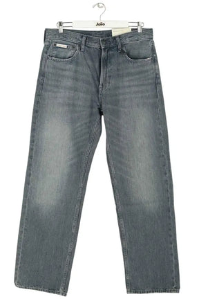 Jean droit W33 L32 Calvin Klein Bleu en Coton, taille L - Seconde Main