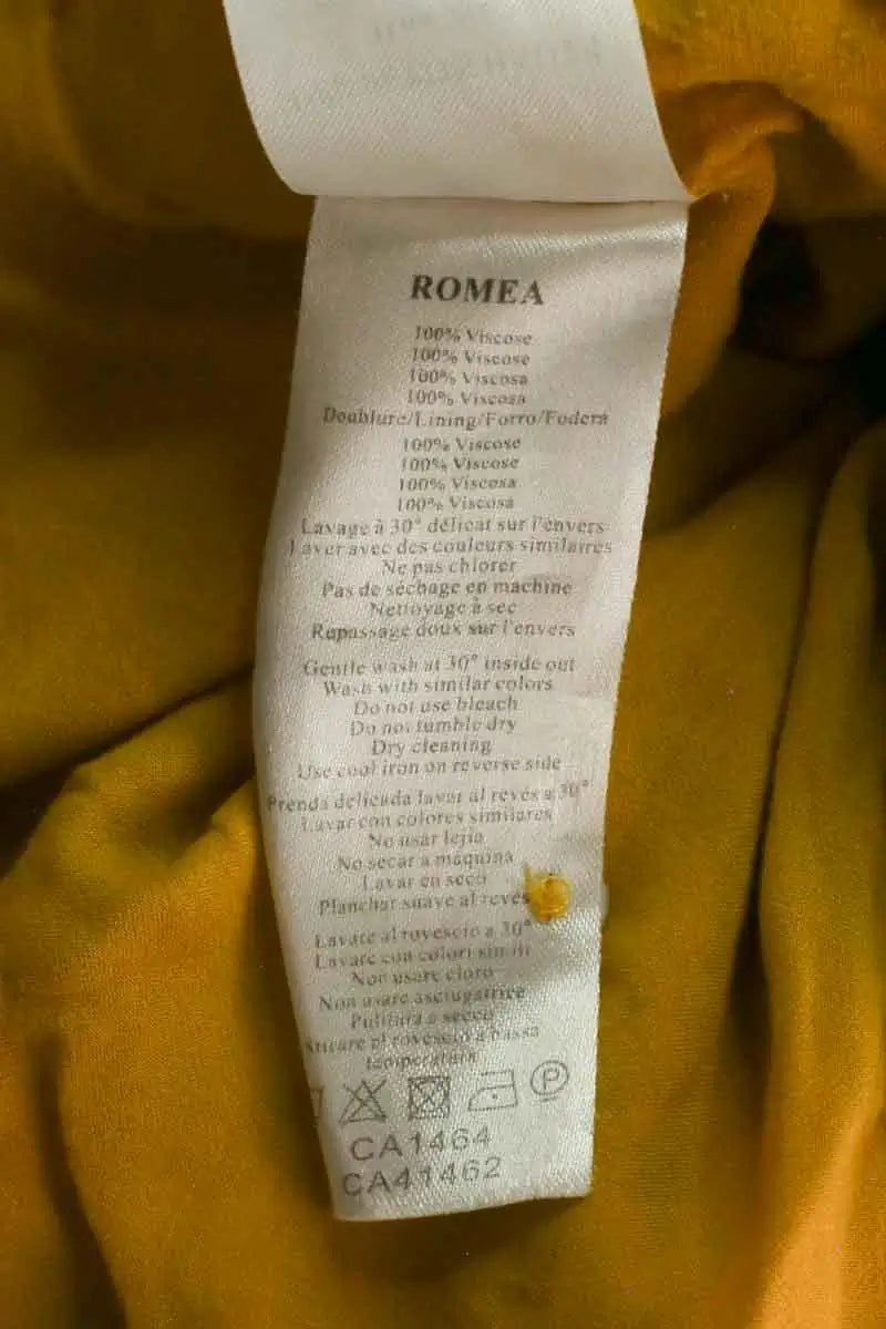 Robe Des Petits Hauts Romea Jaune en Synthétique
