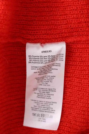 Pull Des Petits Hauts Rouge en Laine