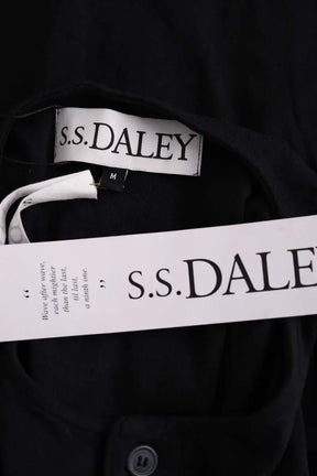 Top sans manche S.S.Daley Noir en Coton