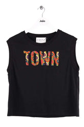 T-shirt Claudie Pierlot Noir en Coton, taille M - Seconde Main