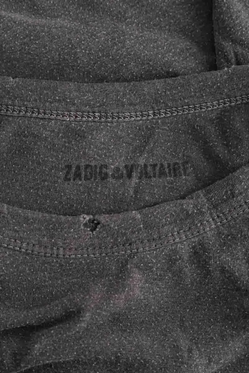 T-shirt Zadig & Voltaire Anthracite en Coton