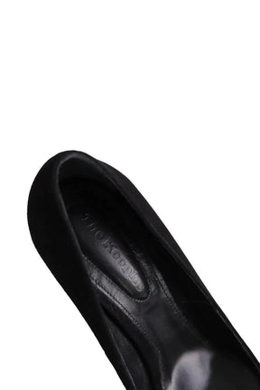 Talons The Kooples Noir en Daim