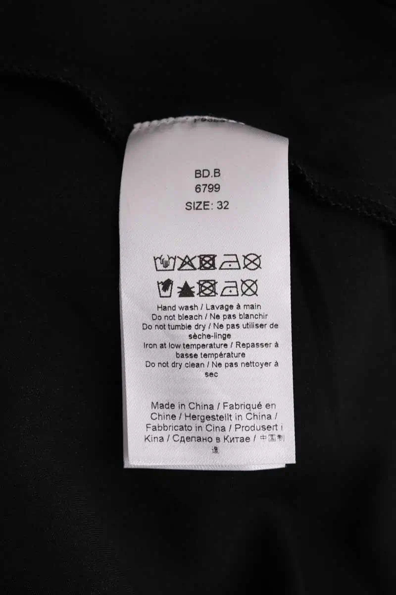 Robe Ganni Noir en Viscose