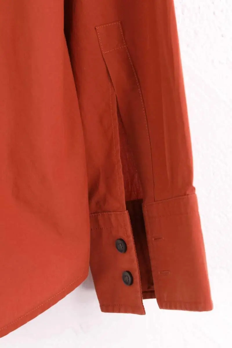 Chemise Boss Marron en Coton