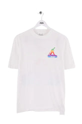 T-shirt PALACE Blanc en Coton, taille S - Seconde Main
