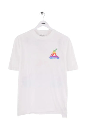 T-shirt PALACE Blanc en Coton, taille S - Seconde Main