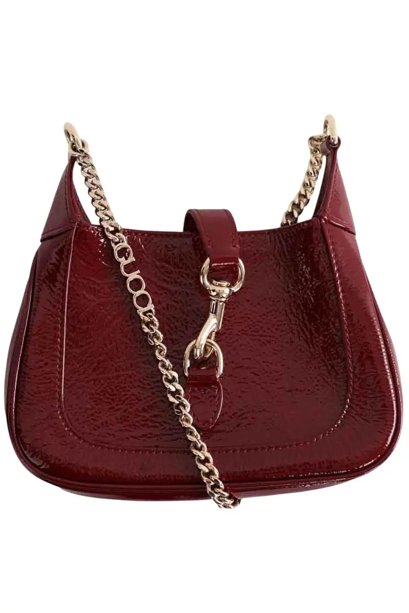 Mini sac Gucci Jackie Notte 2024 Bordeaux en Cuir - Seconde Main