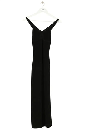 Robe Iro Tuwa Noir en Viscose, taille XS - Seconde Main