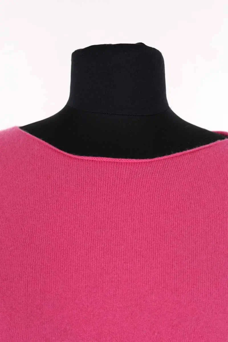 Pull Repeat Rose en Cachemire
