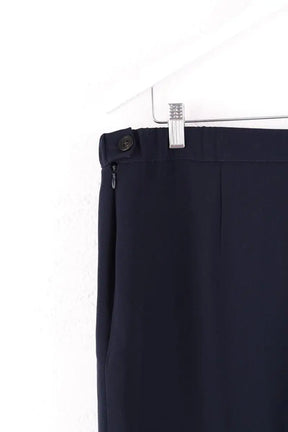 Pantalon droit Marina Rinaldi Bleu en Synthétique