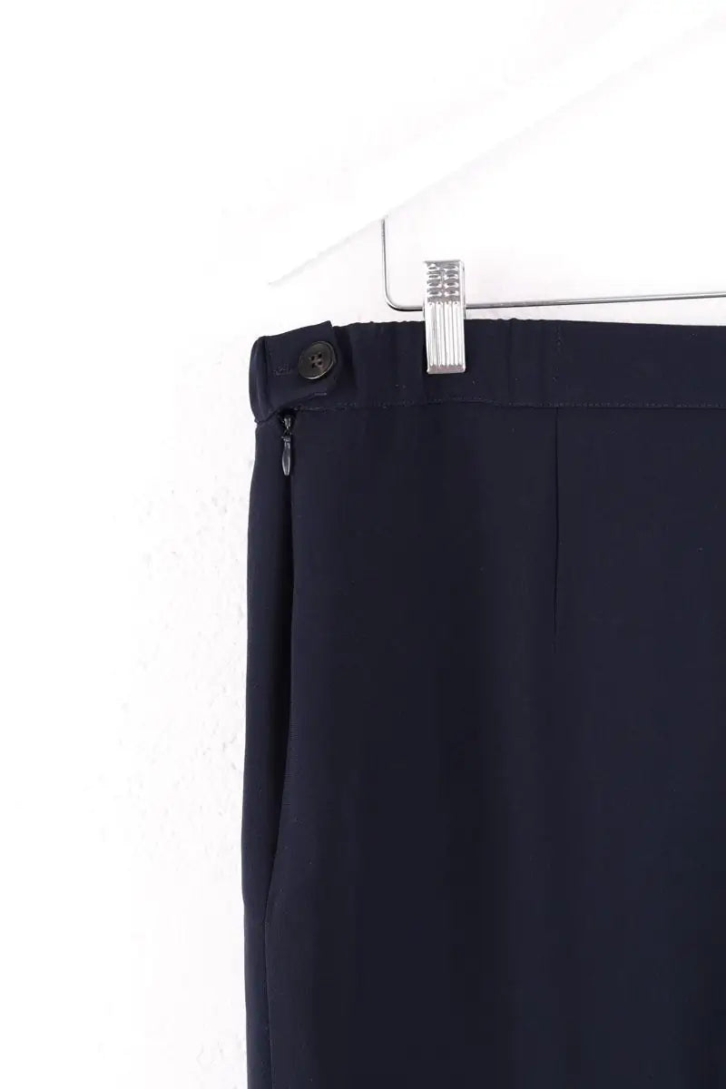 Pantalon droit Marina Rinaldi Bleu en Synthétique