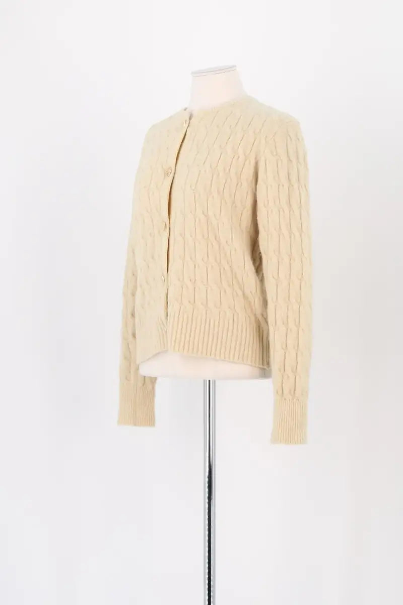 Cardigan Tara Jarmon Beige en Laine