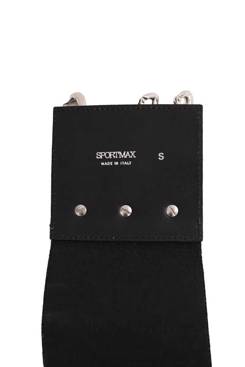 Ceinture en tissu Sportmax Noir en Tissu