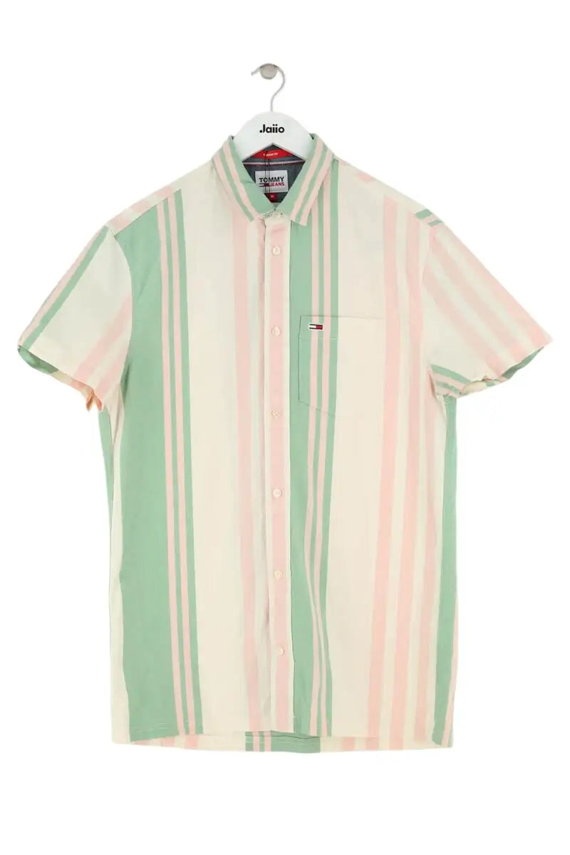 Chemise Tommy Hilfiger Rose en Coton, taille M - Seconde Main