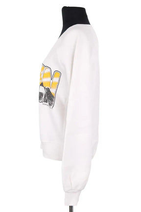 Sweatshirt Leon & Harper Blanc en Coton