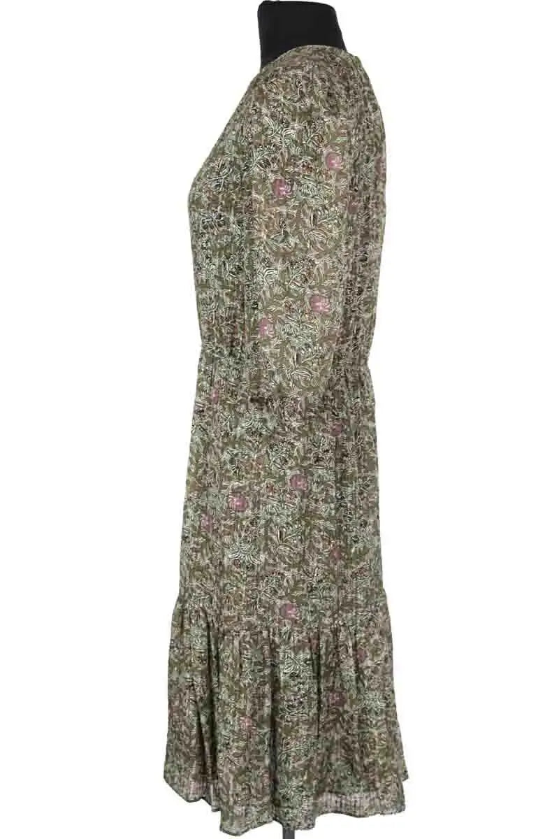 Robe Vanessa Bruno Vert en Soie