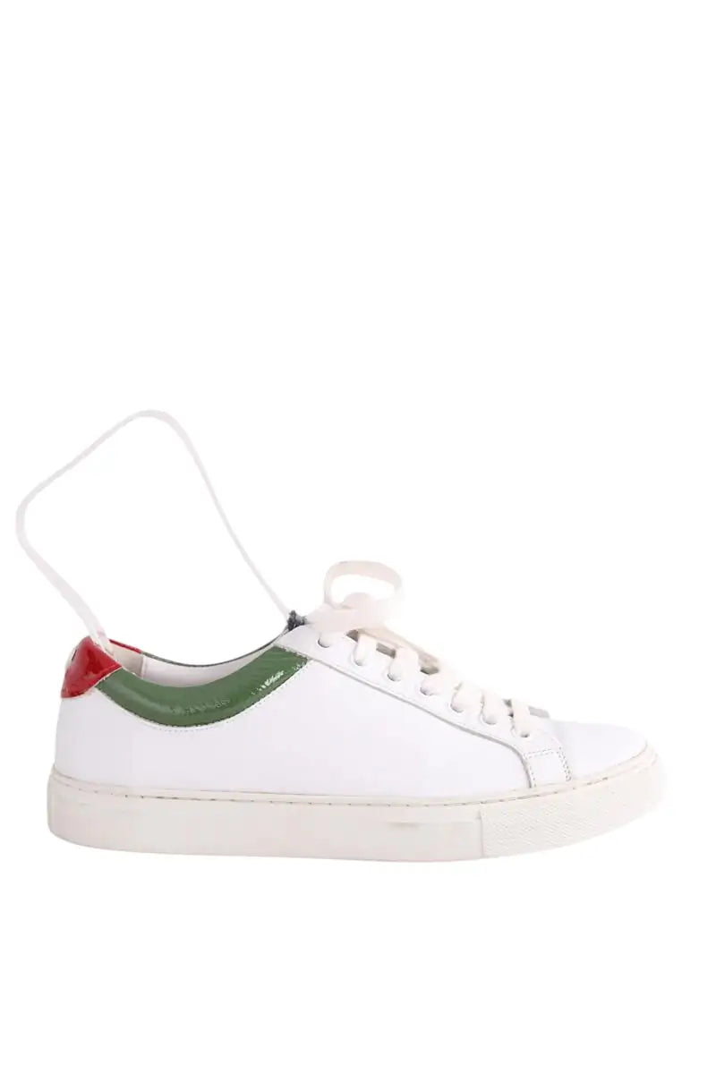Baskets Courrèges Blanc en Cuir, taille 36 - Seconde Main