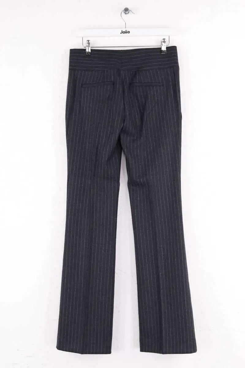 Pantalon bootcut Balmain Anthracite en Laine