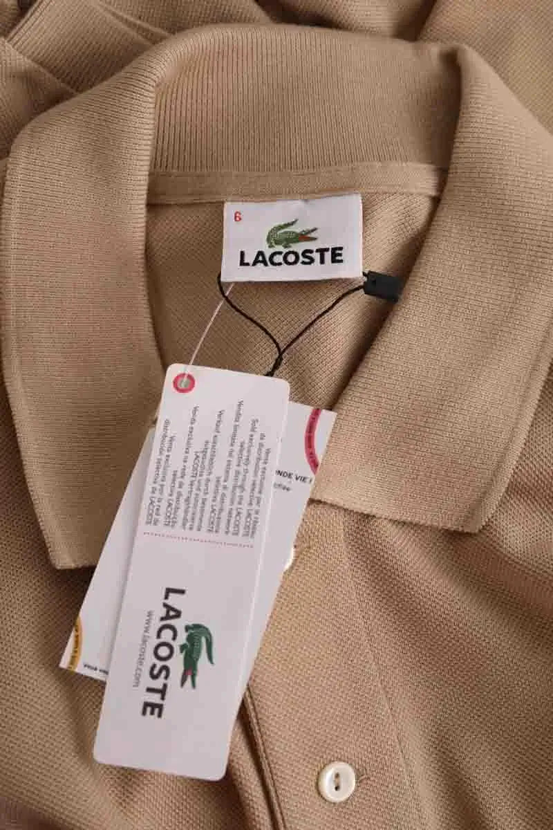 Polo Lacoste Beige en Coton