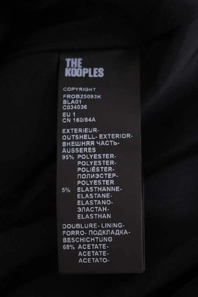 Robe The Kooples Noir en Synthétique
