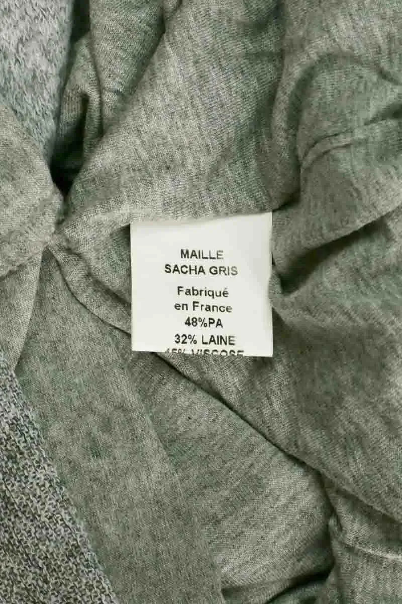 Cardigan Saaj Gris en Synthétique