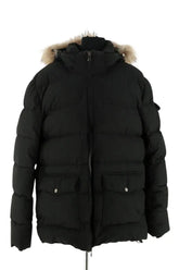 Doudoune Pyrenex Noir en Fourrure, taille XXL - Seconde Main