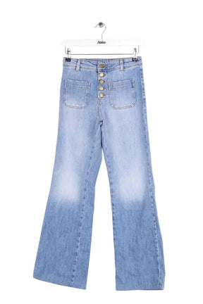 Jean bootcut Ba&Sh Bleu en Coton, taille XS - Seconde Main