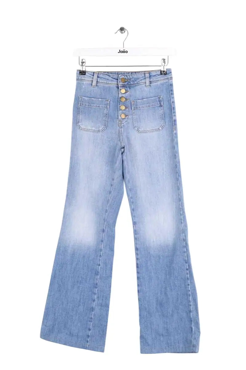 Jean bootcut Ba&Sh Bleu en Coton, taille XS - Seconde Main