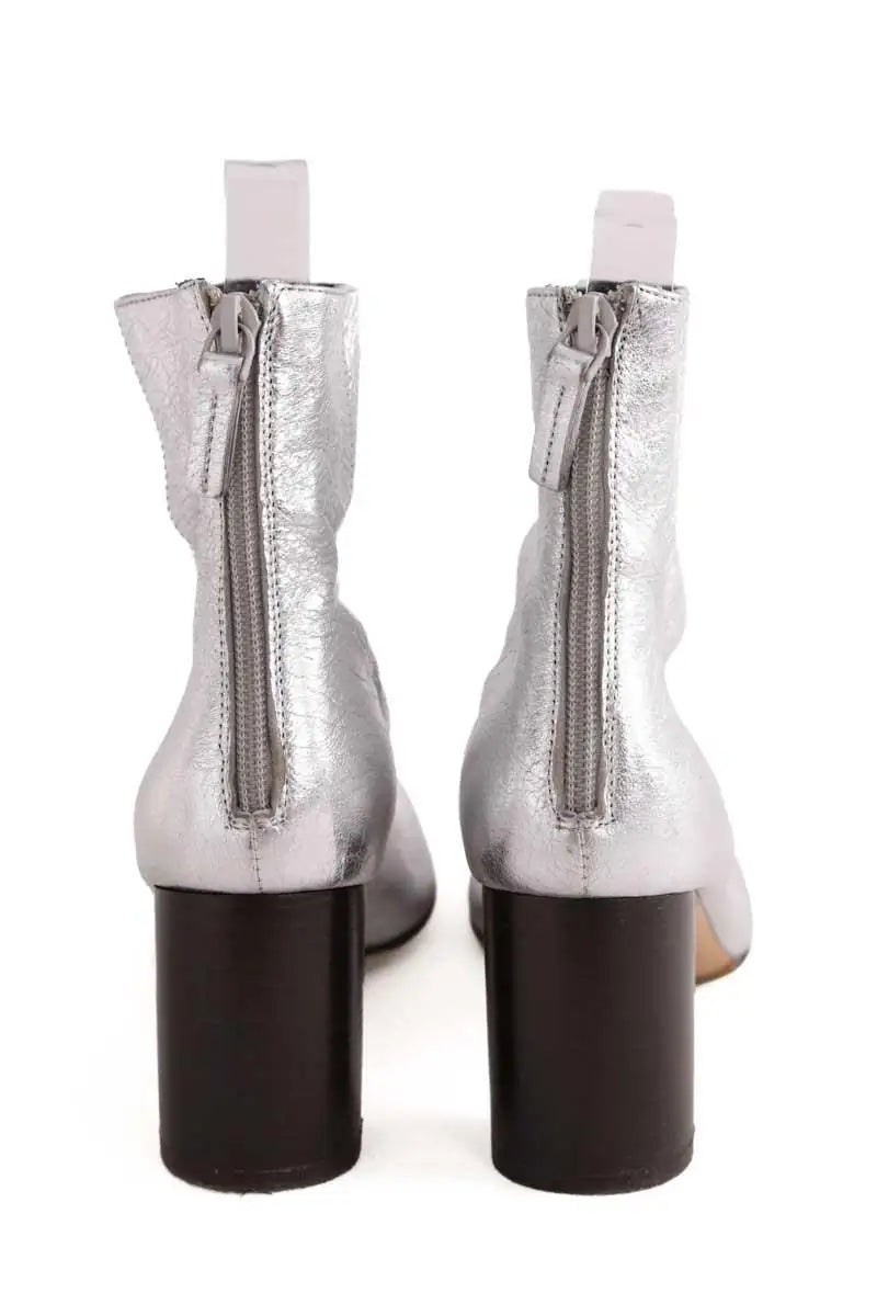 Boots Sandro Argent en Cuir