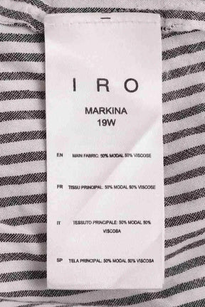 Chemise Iro Markina Gris en Synthétique