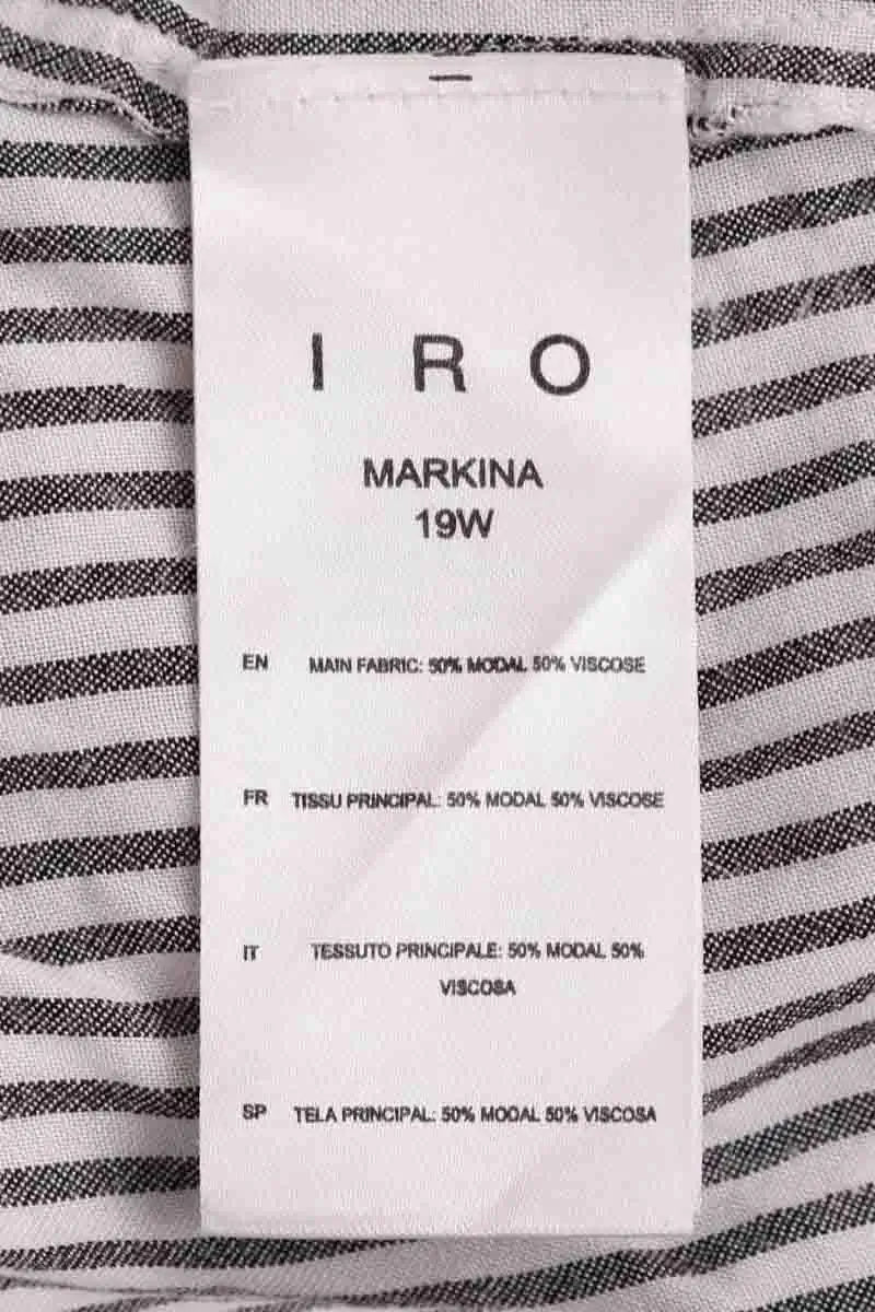 Chemise Iro Markina Gris en Synthétique