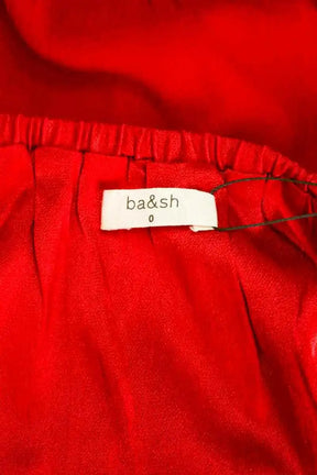 Blouse Ba&Sh Rouge en Synthétique