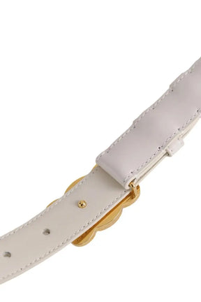 Ceinture en cuir Celine Triomphe Blanc en Cuir
