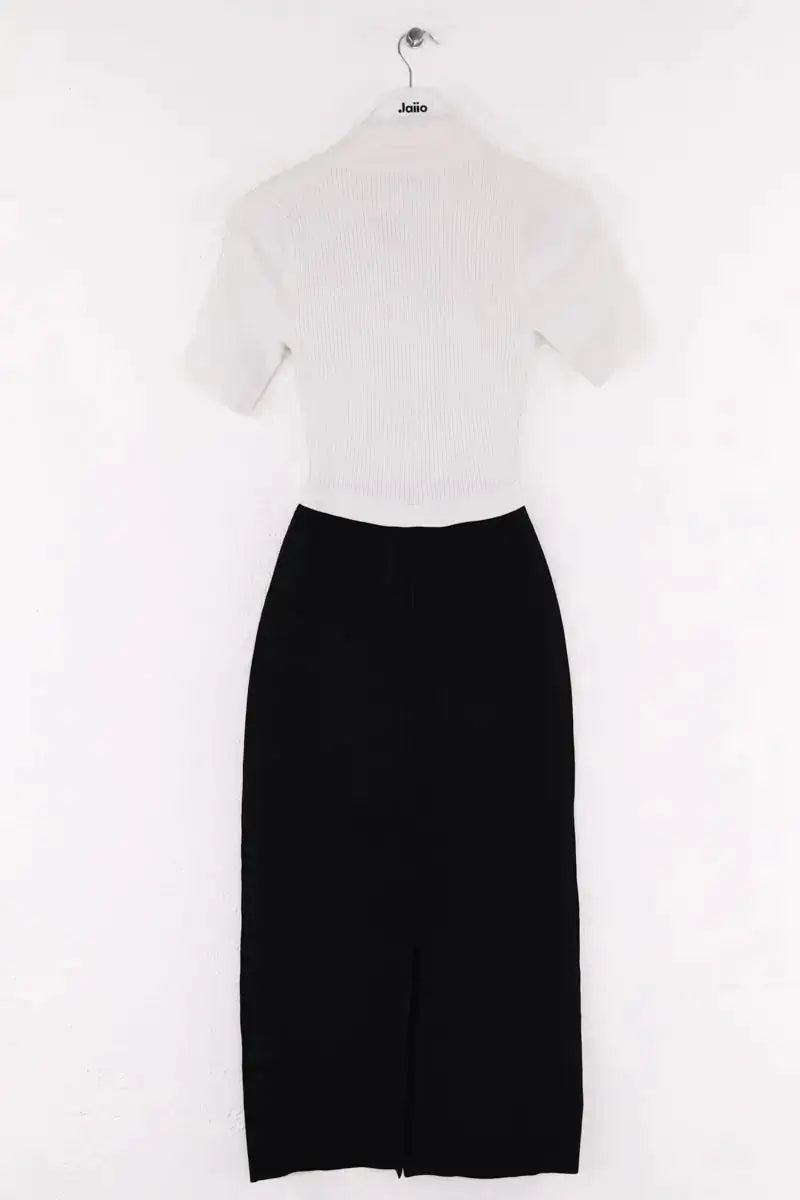 Robe Sandro Noir en Viscose