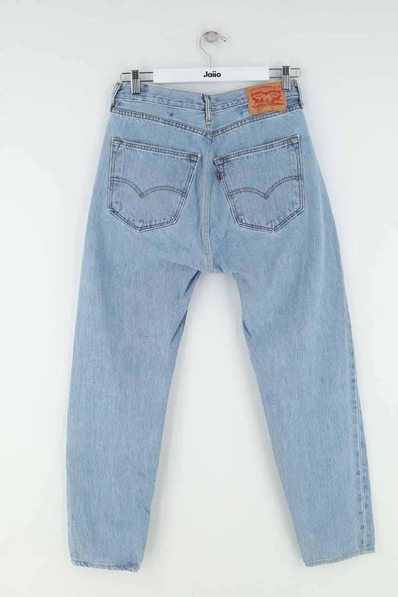 Jean droit Levi's Bleu en Coton