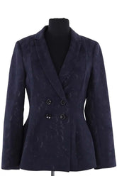 Blazer Max & Co Marine en Synthétique, taille M - Seconde Main