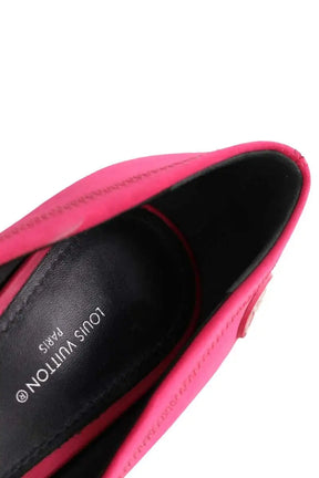 Talons Louis Vuitton Rose en Tissu