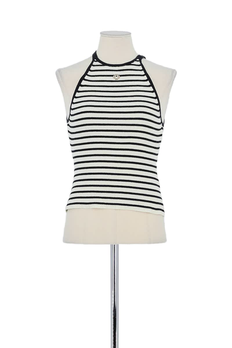 Top sans manche Maje  Blanc